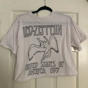 Led Zeppelin Cropped Tee